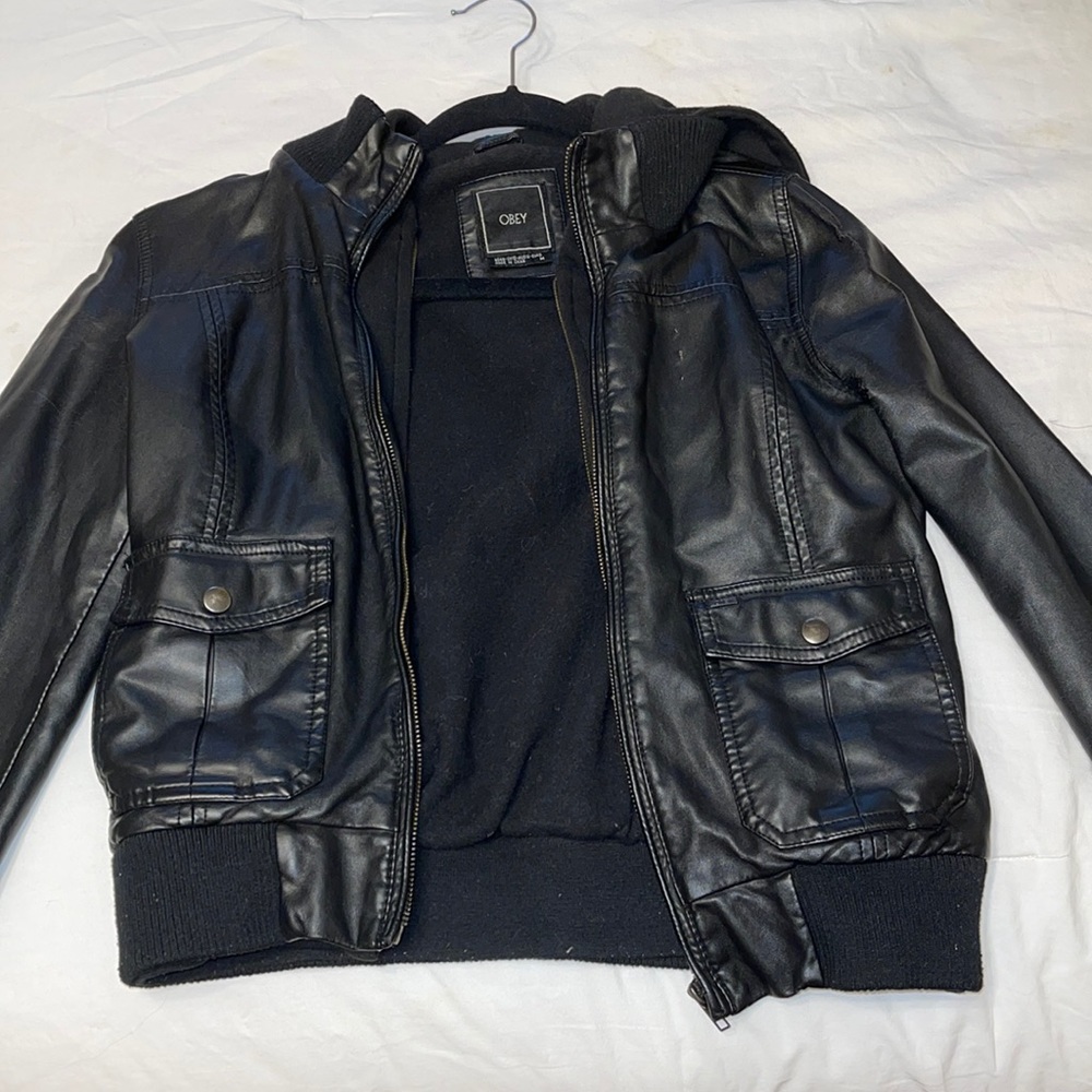 Obey Leather Jacket
